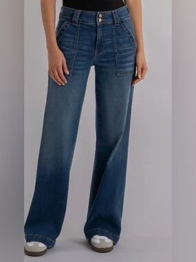 Kut From The Kloth Jodi High Rise Wide Leg Jeans Women’s Size 4 Humanitarian